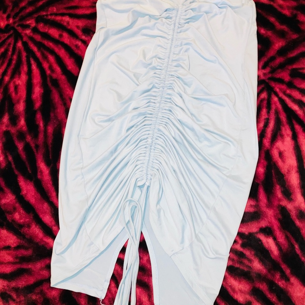 Sky Blue skirt.